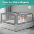 UWRVH 1 59Inch) Bed Rails for ToddlersToddler Bed RailsBed Rail for Baby - Adjustable Height Bed Guard with Child