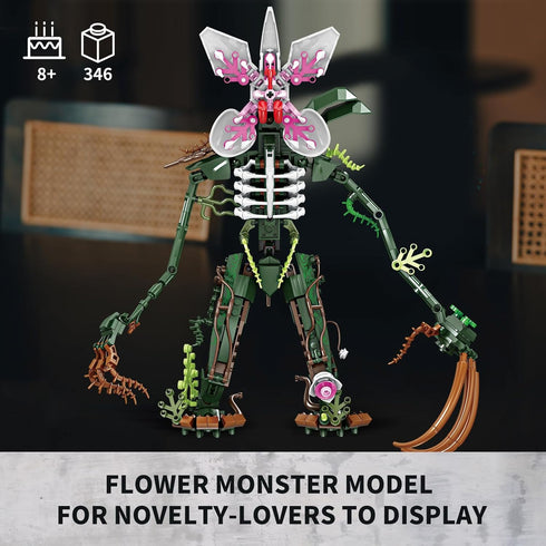 KAZI Piranha Plant Building Toys Set,Orchid Flower Monster Building Blocks for TV Fans,Horror Strangers Model for Play and Display,Halloween Party Favors,Gifts for Adults,Kids,Boys and Girls