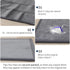 ACOMOPACK 1.3" 39"59" Tummy Baby Play Mat for Floor Thick Memory Foam Play Mat Time Crawling with Non-Slip Bottom
