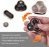 Metal Fidget Slider,Triangle Rotation Metal Fidget Toys, Clover Shape EDC Adult Toys ,Fidget Toys Adults for Stress and Anxiety Relief,ADHD Fidget Toys Adults Suitable for Office (Bronze)
