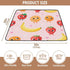 GuoChe Set 50'' 50'' Cute Food Cartoon Pattern Large Non-Slip Baby Gym & Activity Mat for Floor Waterproof Baby
