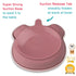 6 Set, TUM TUM Suction Bowl for Baby, Toddler Bowl with Lid & Spoon, for Babies & Toddlers Months+, BPA Free Silicone