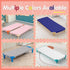 10 23"" 51"", RowinsyDD Pcs Cot Sheets for Daycare, X Blue Daycare Cot Size Sheet with Corner Elastic Loops for Child