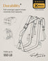 100% Breakproof Car Seat Travel Bag for Airplane, Comfortable Backpack Cover for Air Travel, Sturdy Baby Carseat