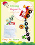 Oomloid 11 Set 1 2 3 1-3, 2-4 Pcs Magnetic Train Montessori Toys for Years Old Toddlers Boys Girls, Wooden Animals