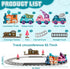 Set 3+, 4pcs 3 4 5 6 7 8 Lipneaed Train for Toddlers, Magnetic Train Toys for Toddlers Trucks Toy Train for Boys