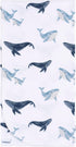100% 30x30 Inches (Pack 4), Gerber Unisex Baby Cotton Flannel Receiving Blankets of Coastal Calm, One Size