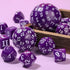 15 Set D3-D100 Set 100 Civaner Pcs Complete Polyhedral Dice Spherical RPG Dice in Opaque Black, Sides for Role Playing