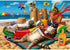 Anatolian Puzzle - Cats on The Beach, 260 Pieces Jigsaw Puzzle, #3322, Brown/a