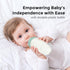 Momcozy Momcozy (Pack 2) Soft Baby Nipple Premium Natural Flow Silicone for Wide-Neck Bottles, BPA-Free, Perfectly
