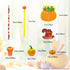 Cinrobiye 244 Pcs Fall Pumpkins Party Favors - Maple Leaf Party Supplies, Thanksgiving Day School Stationery Set,