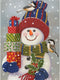 Bits and Pieces 1000 Piece Jigsaw Puzzle - Snowman with Presents - Christmas Puzzle