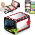Tummy Time Floor Mirror with Teethers, Double-Sided High Contrast Baby Toys for Crawling Developmental Newborns