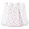 david's kids 3 Pack 100% Organic Cotton Baby Sleep Sack 0-6 Months,