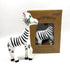 Silicone Zebra Baby Teether Toy, Soothing Sore Gums, Baby Chew Toys with Multi-Sensory Textures and Squeaker
