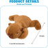7.8 inch Ditucu Cute Palm-Sized Capybara Stuffed Animal Soft Capibara Plush Doll Small Plushies Toys Gifts for Kids