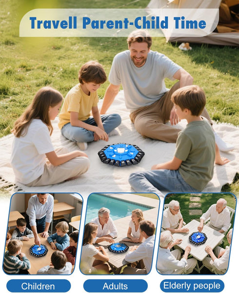 2 24 2-8 15-20 Word Game Family Board Games with Display Timer and Modes, The Fast-Paced Letters Pressing Games