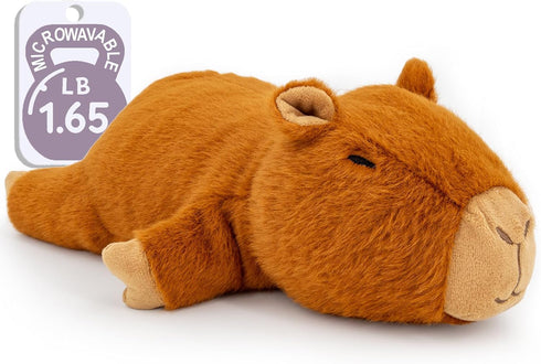 Marysun Microwavable Capybara Stuffed Animal - Weighted Stuffed Animal Plush, Heating Pad, Cozy