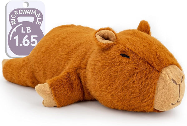 Marysun Microwavable Capybara Stuffed Animal - Weighted Stuffed Animal Plush, Heating Pad, Cozy