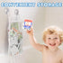 32 3 4 5 6 iPlay, iLearn Bath Toy Organizer W/Foam Letters, Toddler Bathtub Toy W/Storage Net, Floating Alphabet Train