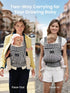 7-44 lbs 0-36 GROWNSY Baby Carrier Newborn to Toddler, Lightweight Ergonomic Newborn Carrier with Head Support, Easy