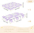 JUNZAN 52x28 Plaid Gingham Baby Crib Sheets Cotton Fitted Crib Sheets for Boys Girls Standard Toldder Bed Mattress