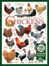 Cobble Hill 1000 Piece Puzzle - Chicken Quotes - Includes Sample Poster