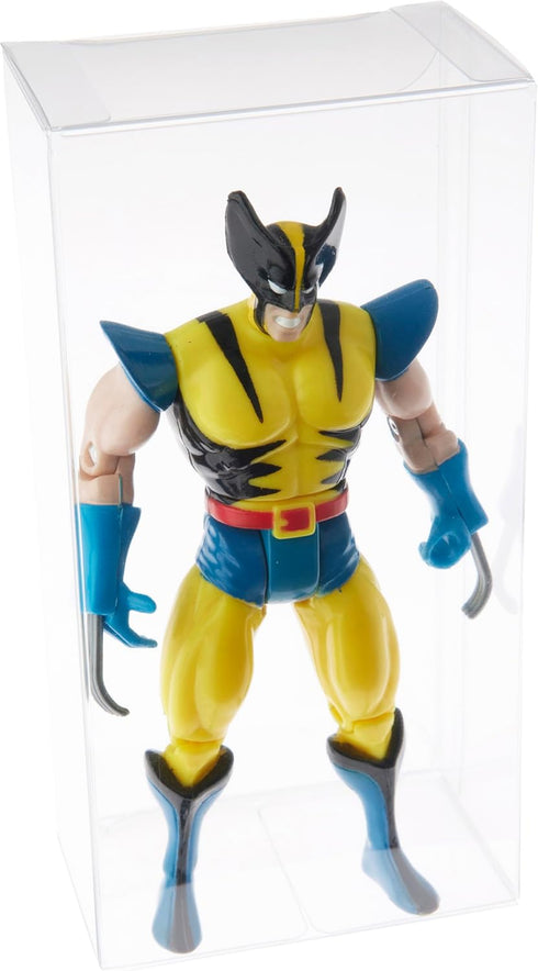 Plymor Clear Folding Action Figure Storage / Display Protector Box - 2.75" W x 1.75" D x 5.5" H, fits 4.25" - 5"
