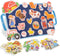 CHEFAN Felt/Flannel Board Story Set of 4, PRECUT Felt Pieces for Preschool