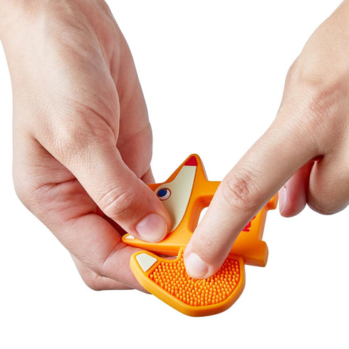 HABA Foxy Silicone Baby Teething & Grasping Toy