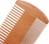Set Walfront Wooden Baby Hair Brush and Comb Soft Goat Bristle Brush Double Edged Comb for Baby Shower Newborn Hair