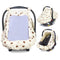 Orzbow Cotton Baby Car Seat Cover, Breathable Car Seat Canopy for Girls