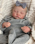 17-Inch 3+ FOCKOF Realistic Reborn Baby Dolls Girl Soft Vinyl Lifelike Real Life Baby Dolls Babe Reborn Accessories