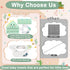 Sublaga 5 Set, 32x32 3 Set Pcs Baby Towel in Hooded Bath Towel, Pcs Baby Washcloths and Cotton Baby Bibs for Newborns