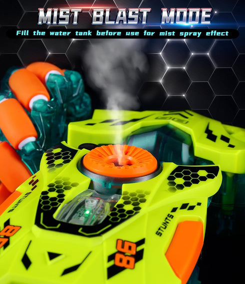 360 2.4GHz 4WD 5 6 7 8-12 A ALPHA Gesture Remote Control Car, RC Stunt Car with Flips Remote Control Toy with Lights