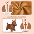INPANY Bouncy Horse for Toddlers, Plush Brown Inflatable Ride-On Animal Toy with Pump