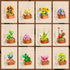 12 Flowers Succulents Mini Building Set, 1403PCS Botanical Collection for Home Décor, Creative Building Project for