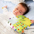 Toddler Taggy Security Blanket, Soft Plushy Cuddle Bud Blankie for Boys and Girls, Green Frog