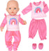 13 14-18 inch Set UNICORN ELEMENT Pcs Baby Doll Clothes and Accessories for Dolls, Baby Doll Feeding and Caring