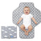 Baby Portable Changing Pad Travel - Waterproof Compact Diaper Changing Mat with