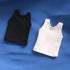 1/6 Custom Scale T-Shirt Sleeveless Vest Clothes for 12" Male & Female Action Figures (Black + White)