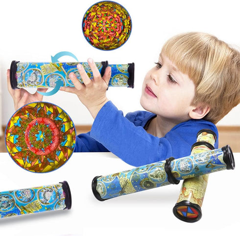 Anyumocz 2 Pcs Magic Kaleidoscope, Classic Stretchable Toy for Boys and Girls Gifts