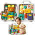 Montessori Busy Board for Toddlers 1-3, Baby Educational Activity Board with Lights