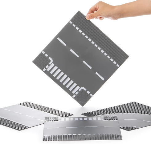 Peohud 12 Pieces Building Blocks Base Plates, 10" x 10" Compatible with All Major Brands