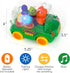 ArtCreativity Light Up Dinosaur Car - Bump and Go Toy Car with Moving Gears, Music, Flashing LED's for Toddlers 3 and Up