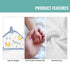 5-Piece 100% Set Featherhead Cotton Muslin Hooded Bath Towel & Washcloths for Baby Boy - Ultra Soft and Extra Absorbent