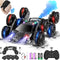 OSIMILY 8WD Remote Control Car,2.4GHz Gesture Sensing RC Stunt Car,Cool Spray Rotation