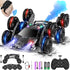 OSIMILY 8WD Remote Control Car,2.4GHz Gesture Sensing RC Stunt Car,Cool Spray Rotation