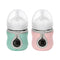 Beautyflier 4oz Glass Baby Bottle Sleeve Covers, Reusable Insulator for Heat/Cold Retention, Moisture