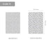 Set Changing Pad Cover and Crib Sheet Bundle (Grey Abstract Stripes and Dots Print)